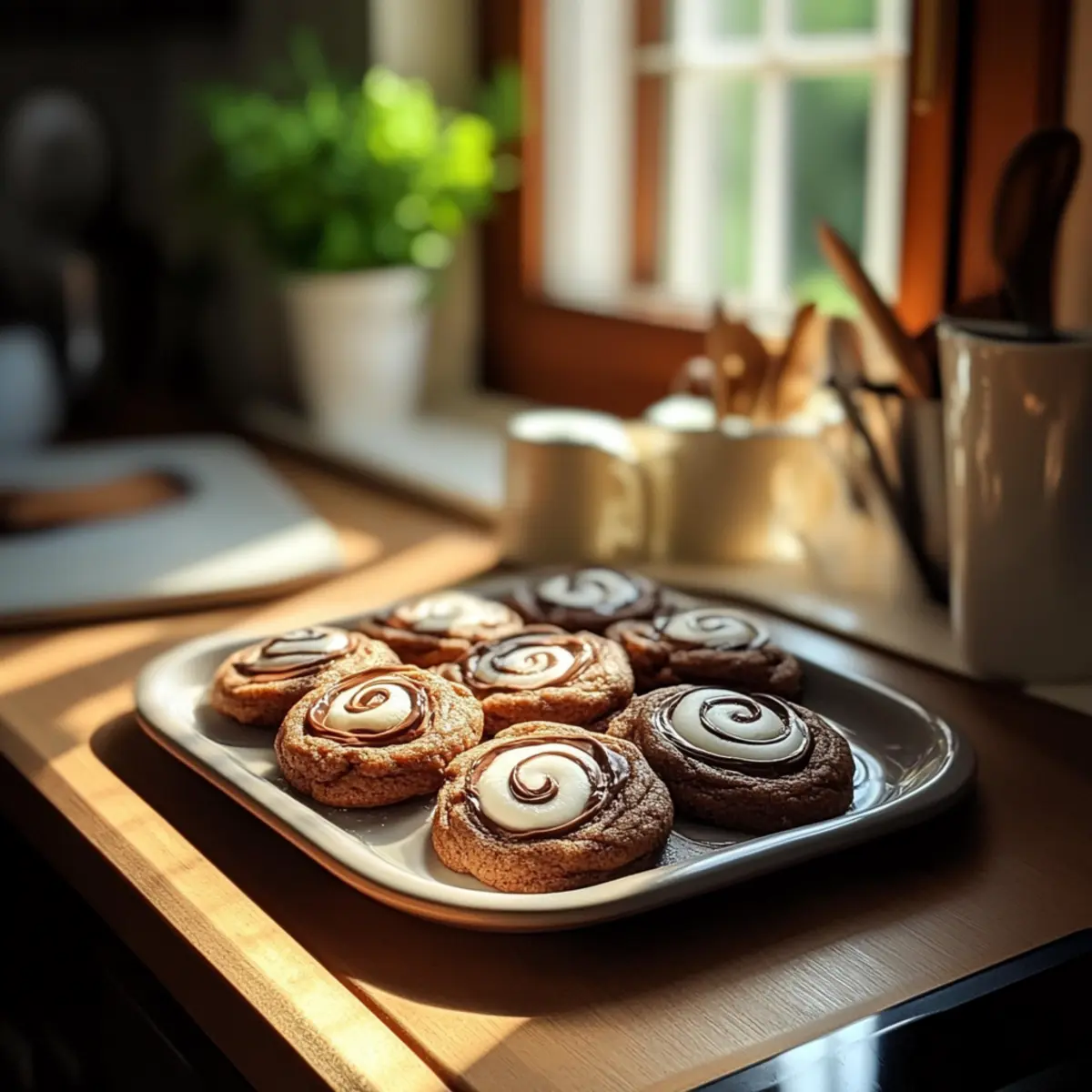 Chocolate Marshmallow Swirl Cookies for Cozy Nights In