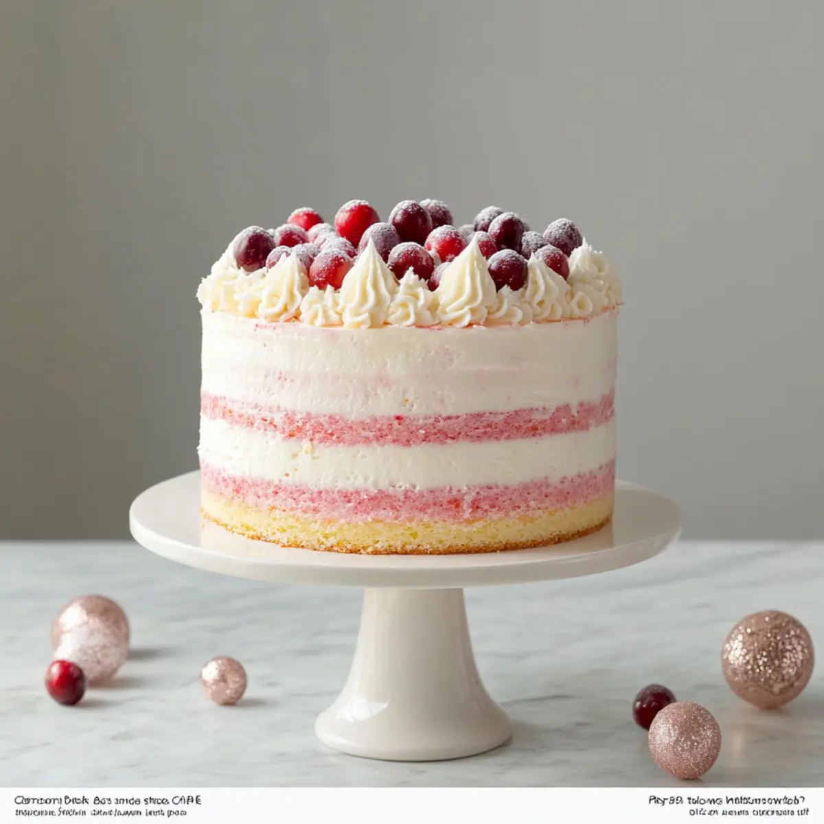 Cranberry Orange Spice Cake for Festive Holiday Cheer