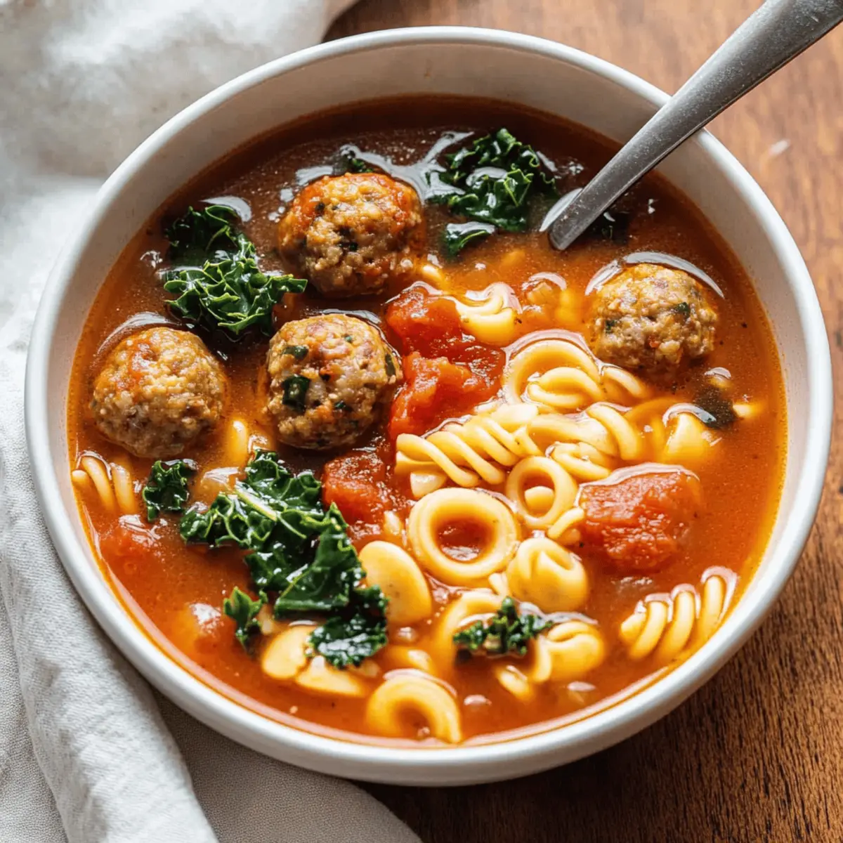 Savory Sausage Meatball Soup: The Ultimate Comfort Bowl