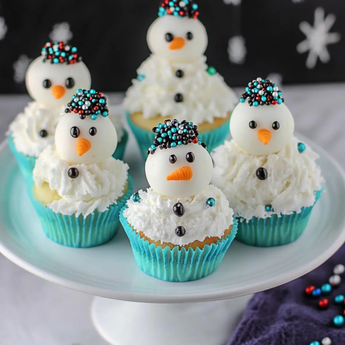 Snowman Cupcakes: Adorable Winter Treats for Everyone