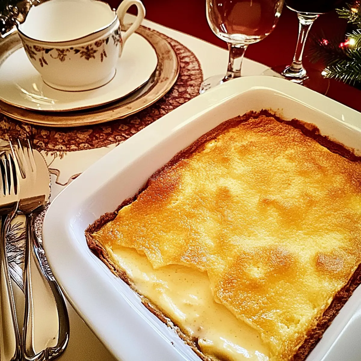 Irresistible Eggnog Dump Cake for Effortless Holiday Cheer