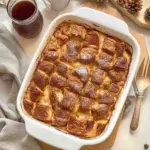 Overnight Eggnog French Toast Casserole