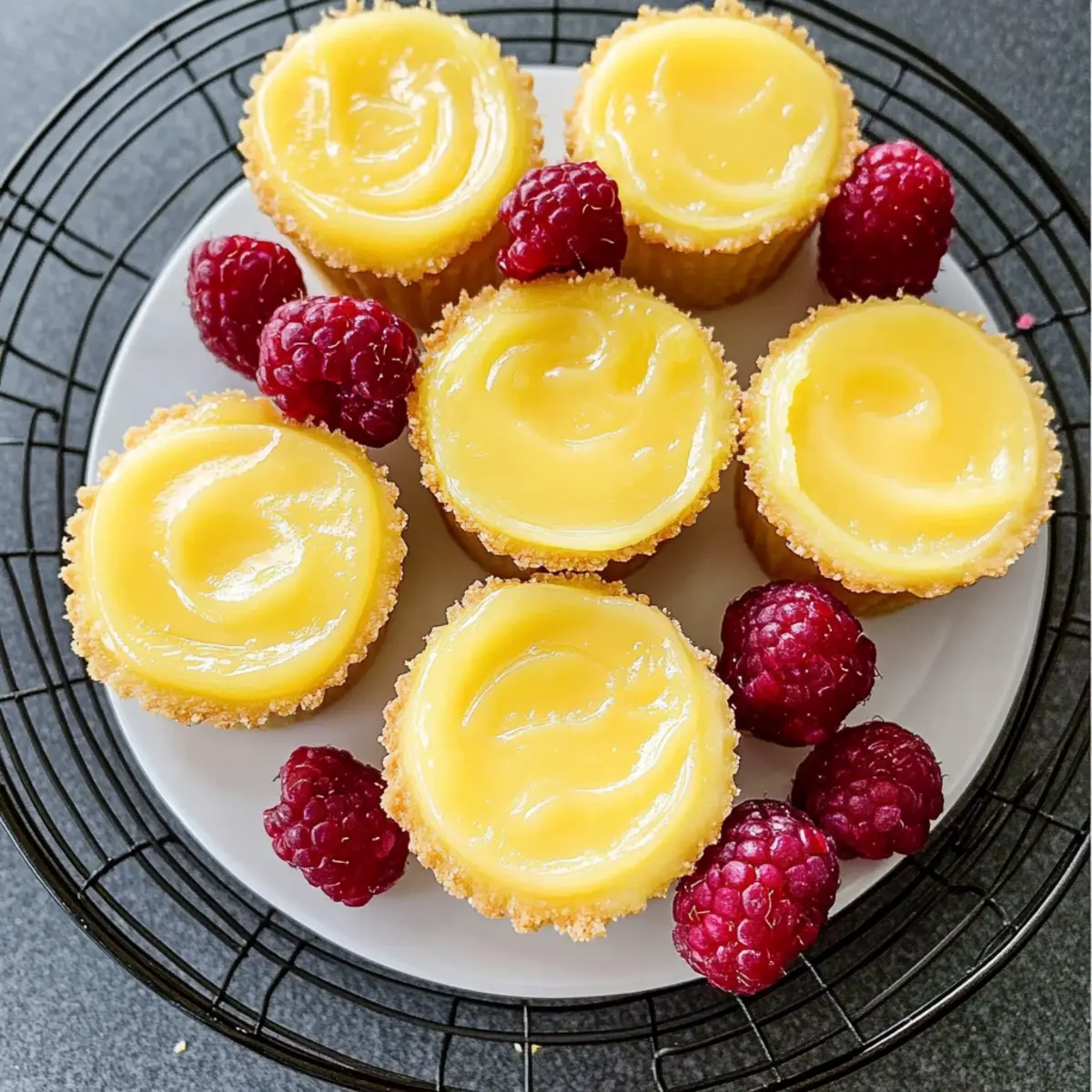 Delicious Mini Lemon Curd Cheesecakes for Sweet Cravings