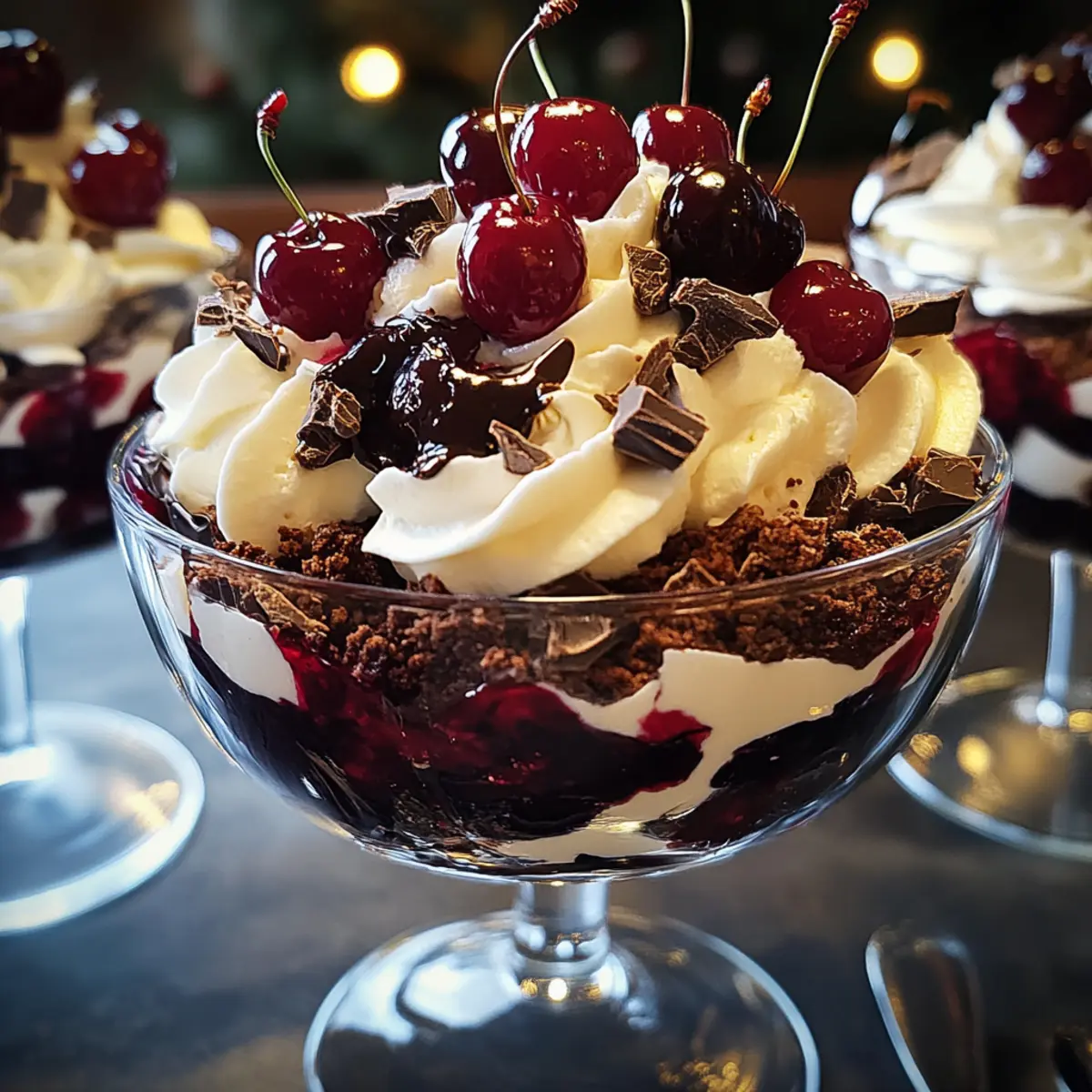 Indulge in Black Forest Trifle for Christmas Bliss