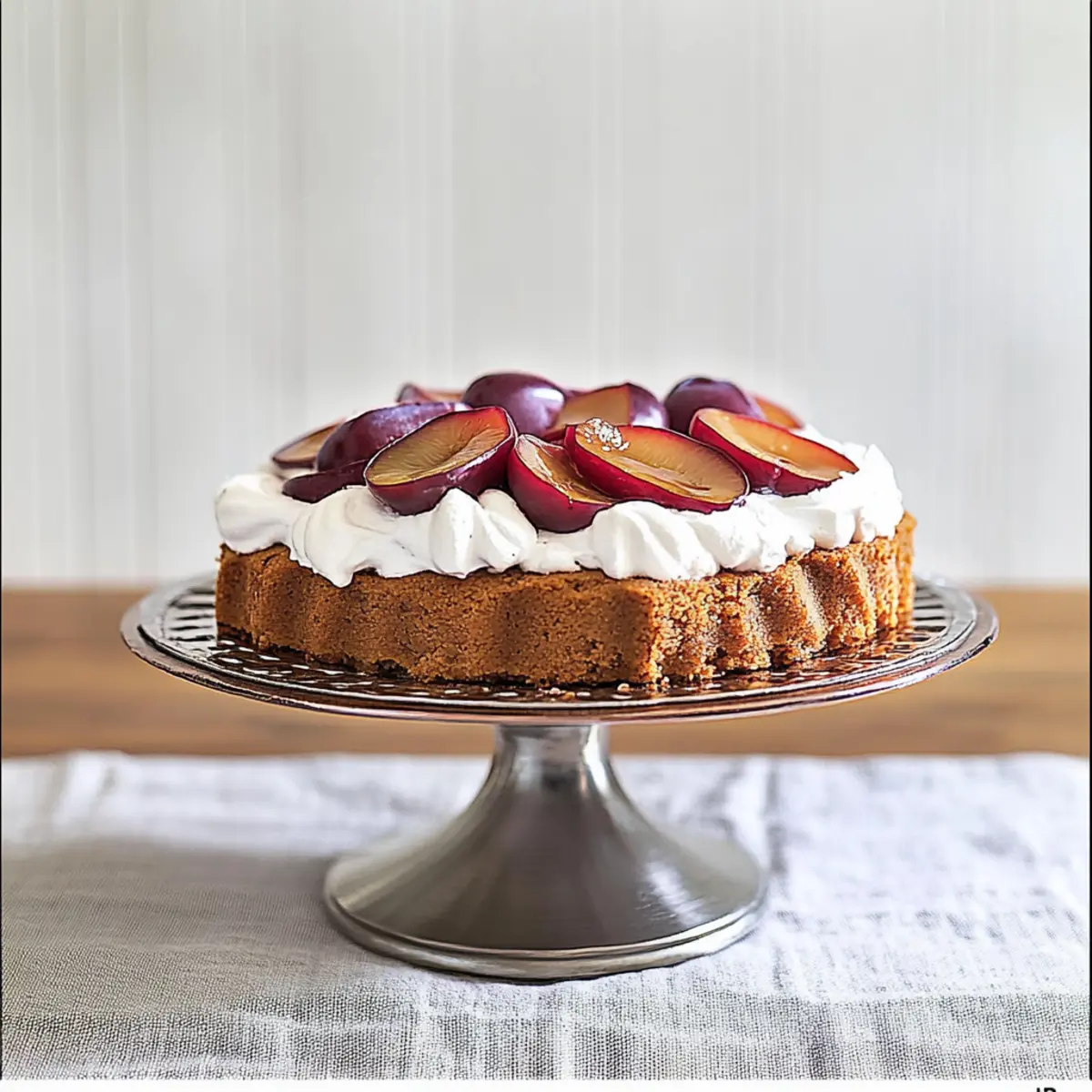 Heavenly Plum Cake with Whipped Yogurt for Fall Bliss