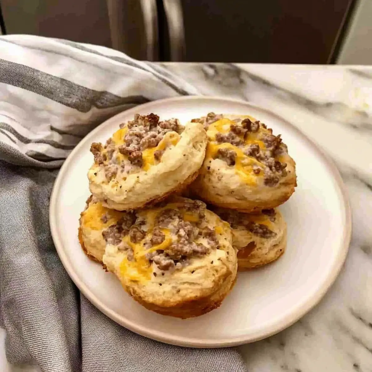 Sausage and Cream Cheese Biscuit Bliss in Just 30 Minutes