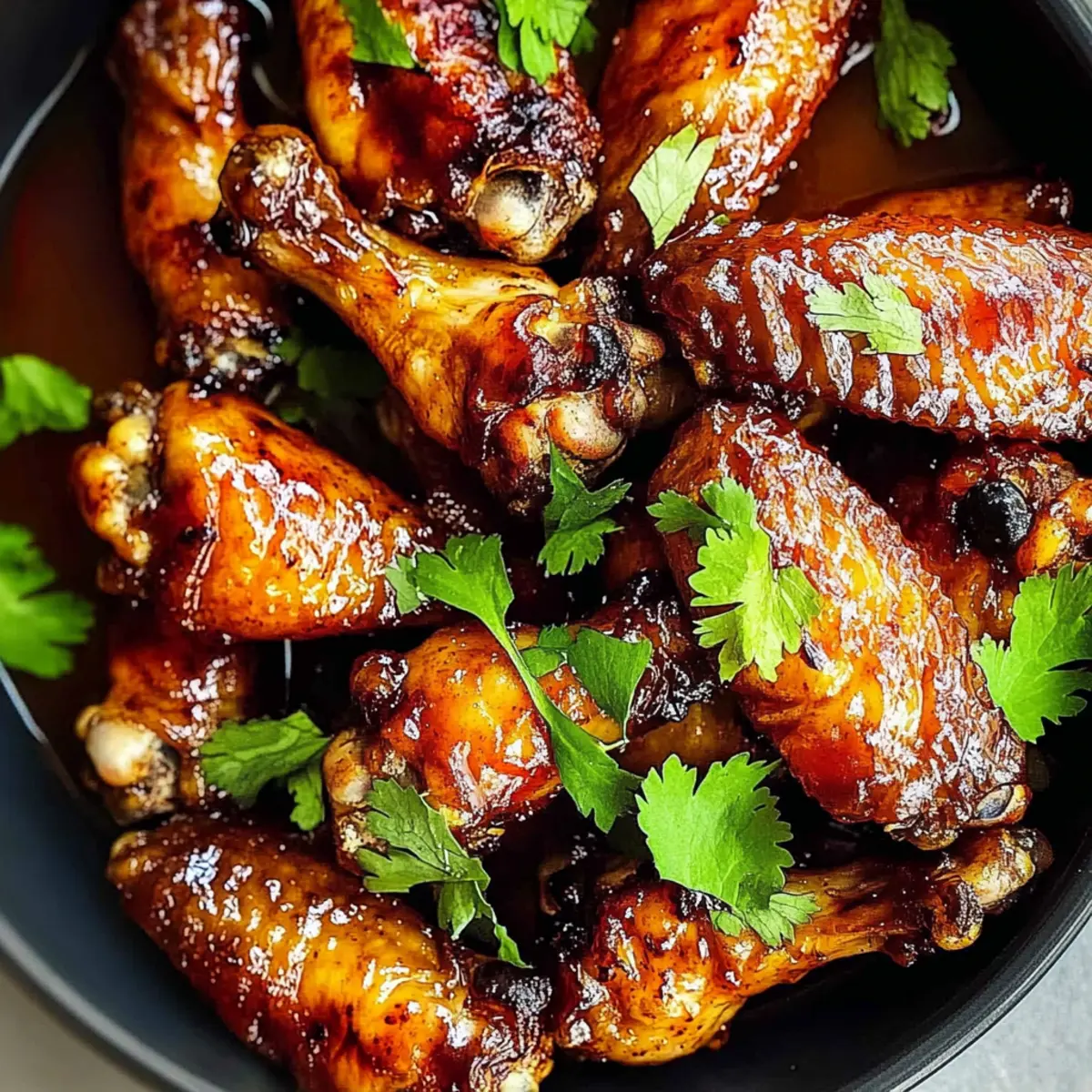 Miso Maple Glazed Chicken Wings: Sticky Sweet Perfection