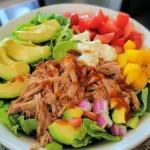 Cobb Salad with Barbecue Pork