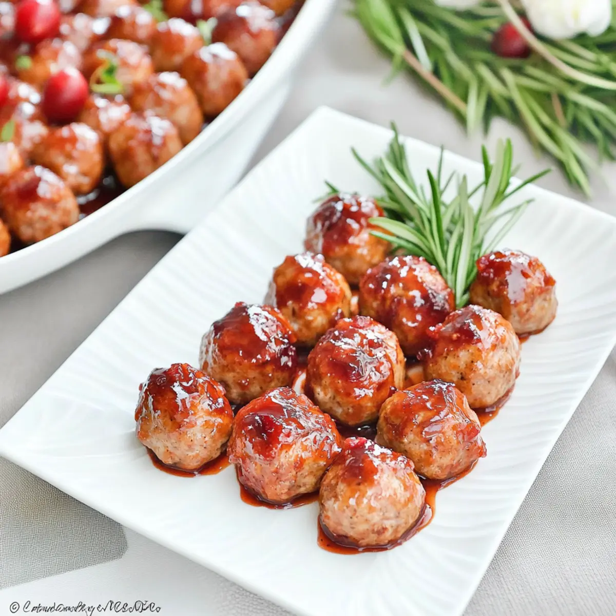 Cranberry Orange Meatballs for Sweet and Spicy Happiness