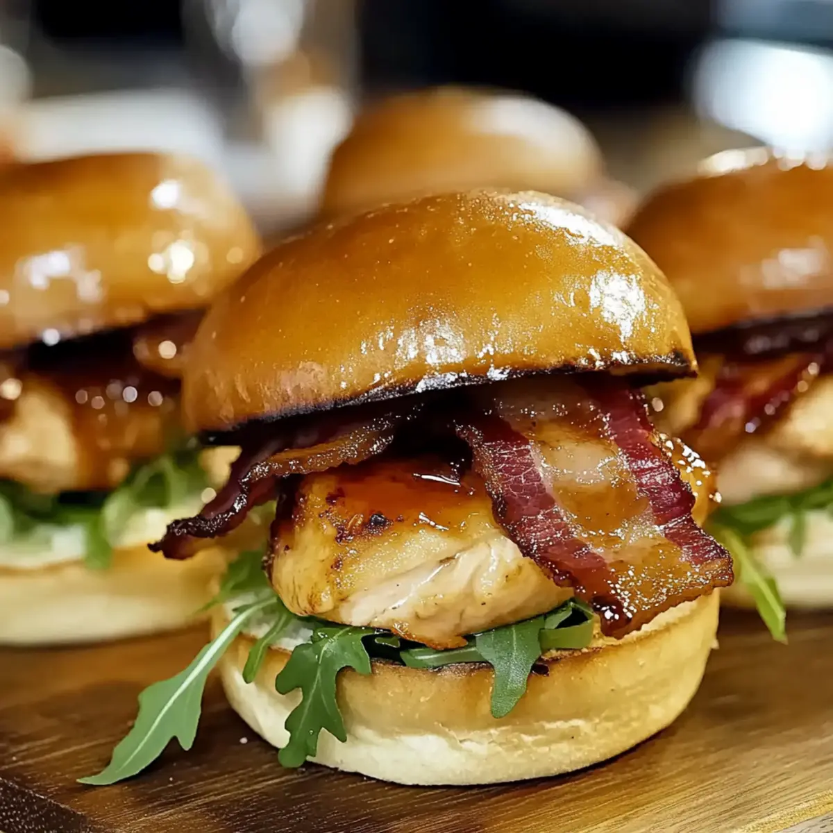 Maple Chicken & Beef Bacon Sliders for Cozy Family Nights