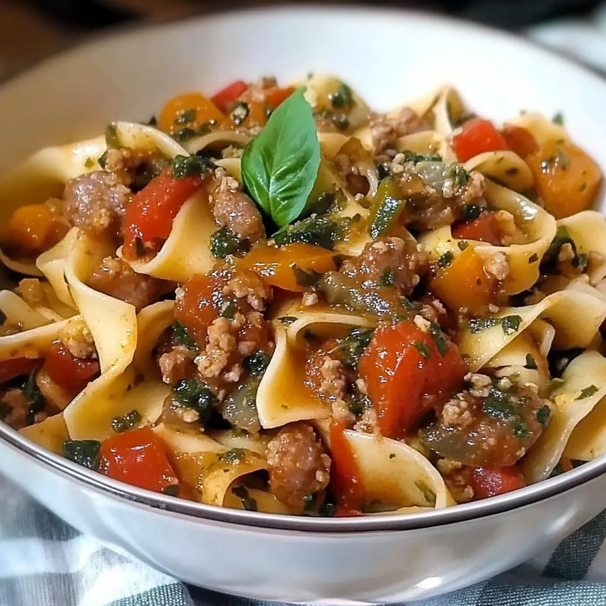 Italian Drunken Noodles Bold & Spicy Pasta Recipe to Savor