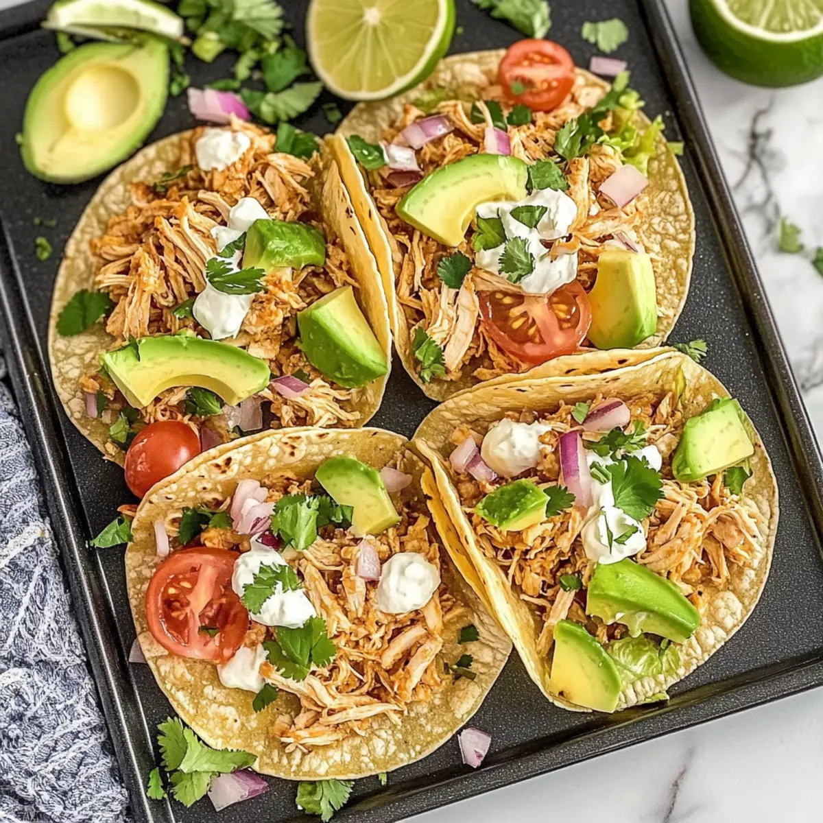 Savor Healthy Crockpot Chicken Tacos for Effortless Family Dinners