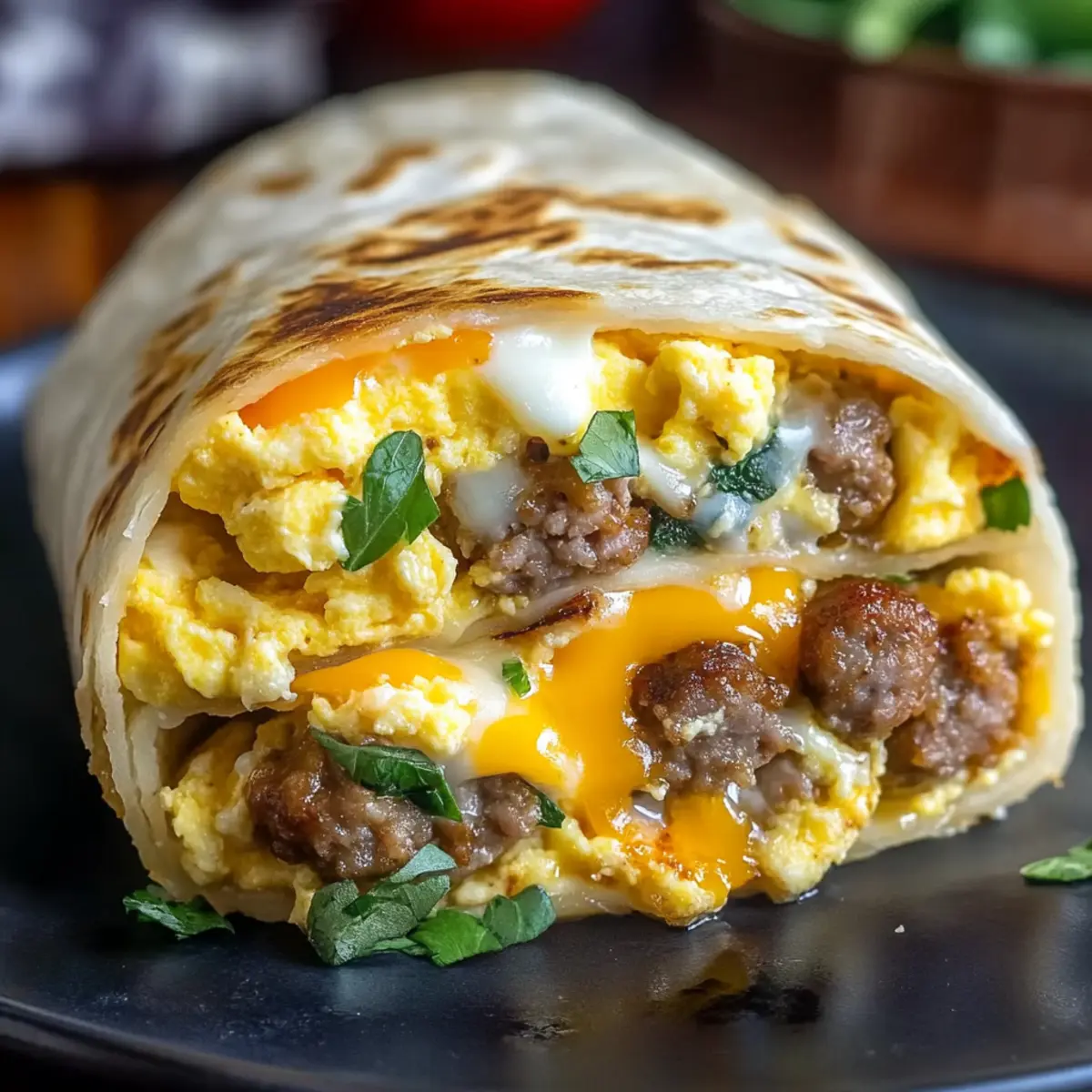 Savor Every Bite: Easy Sausage Egg Breakfast Burritos