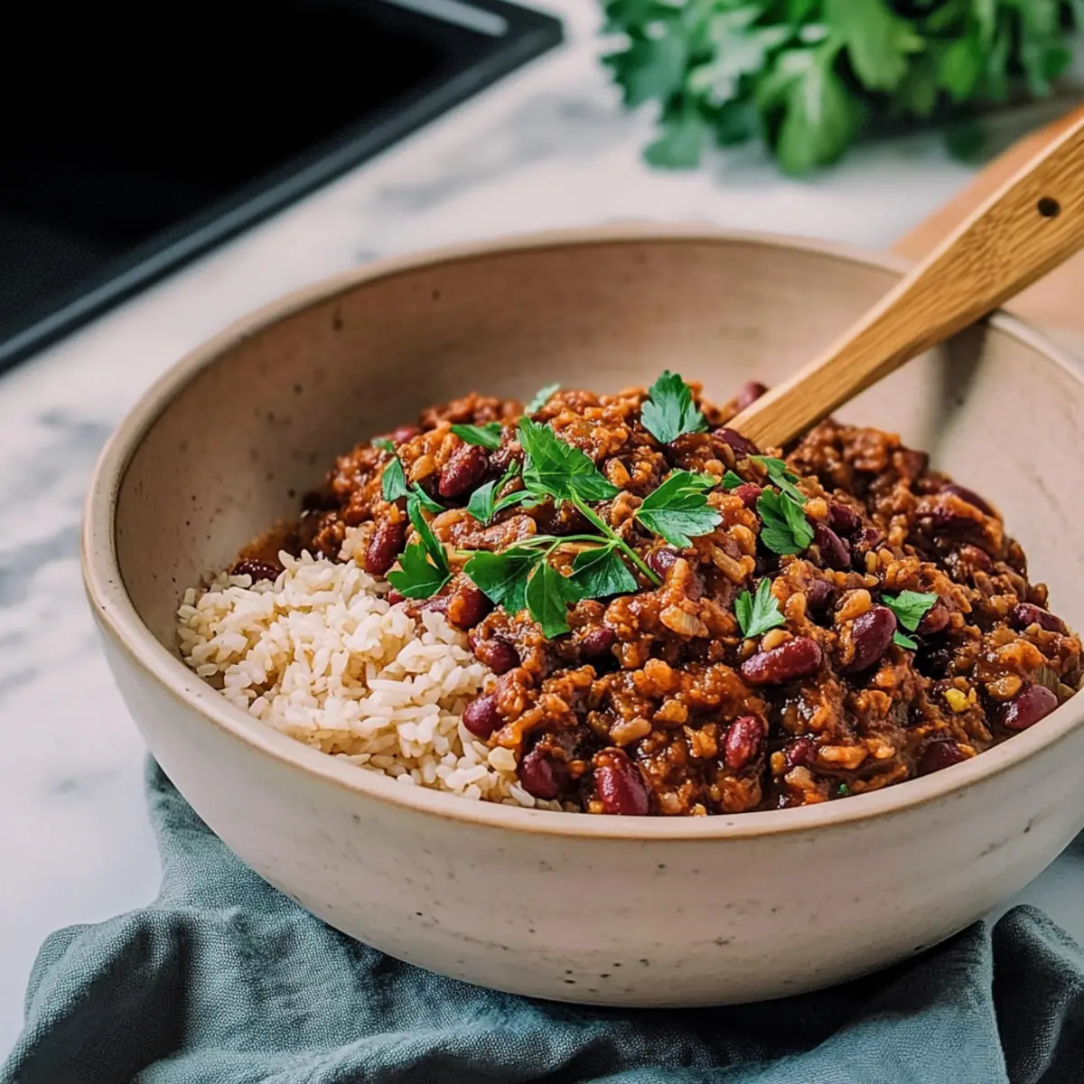 Cajun-Style Vegan Red Beans and Rice for Flavorful Comfort