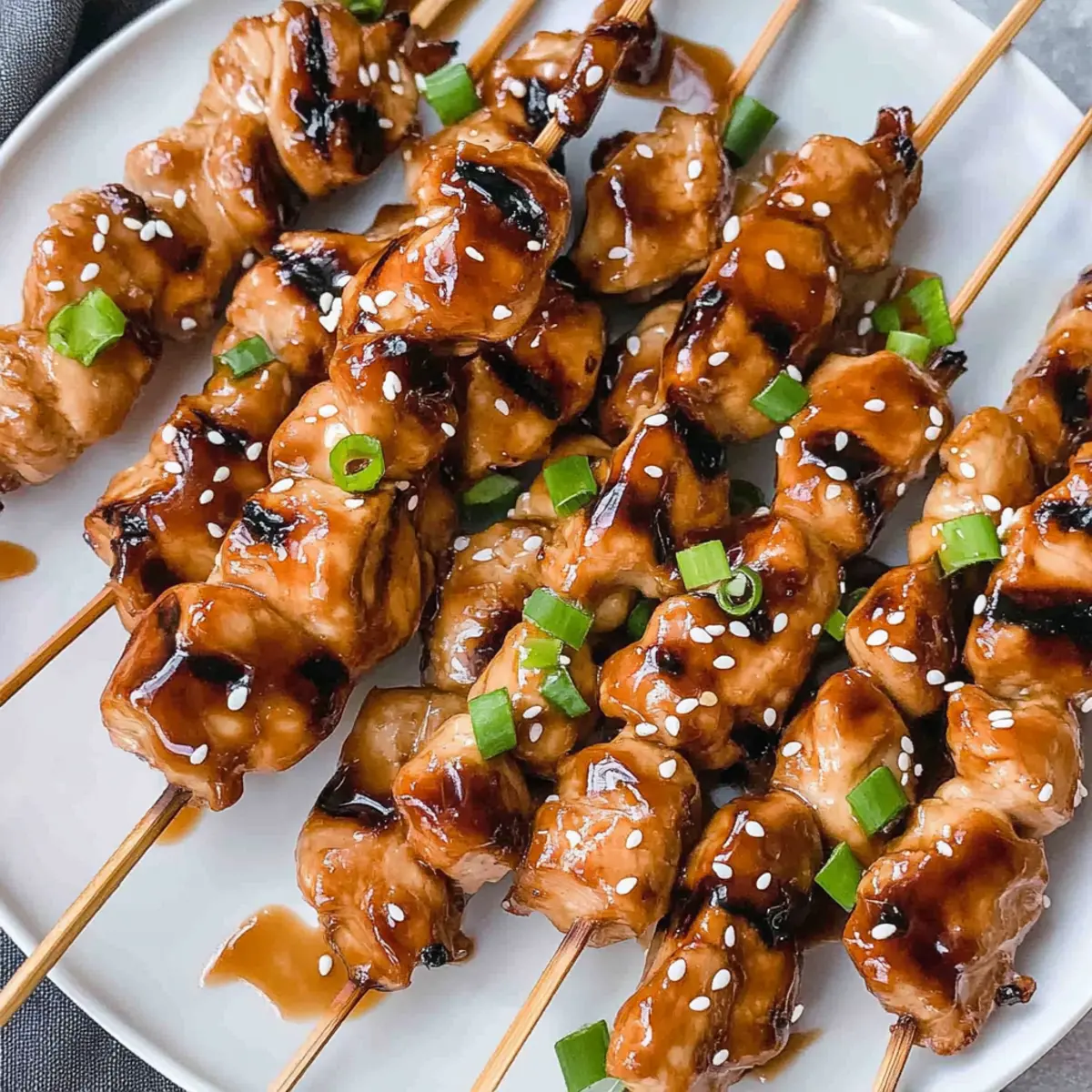 Savory Grilled Teriyaki Chicken Skewers for Quick Flavor Bliss