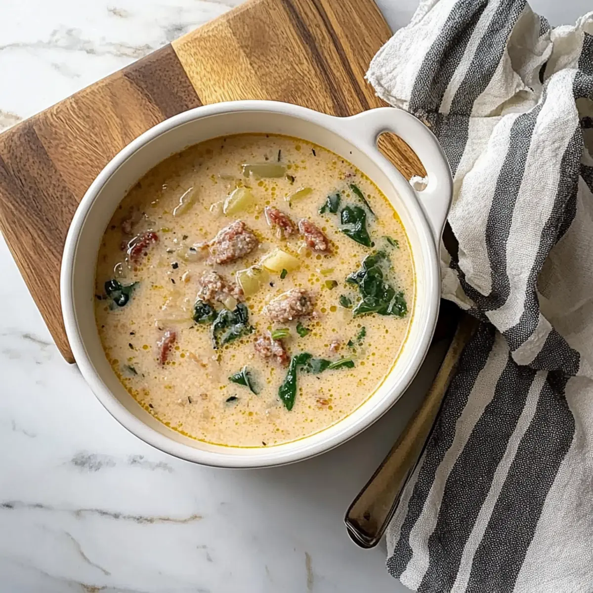 Creamy Italian Sausage Soup that Warms Your Soul