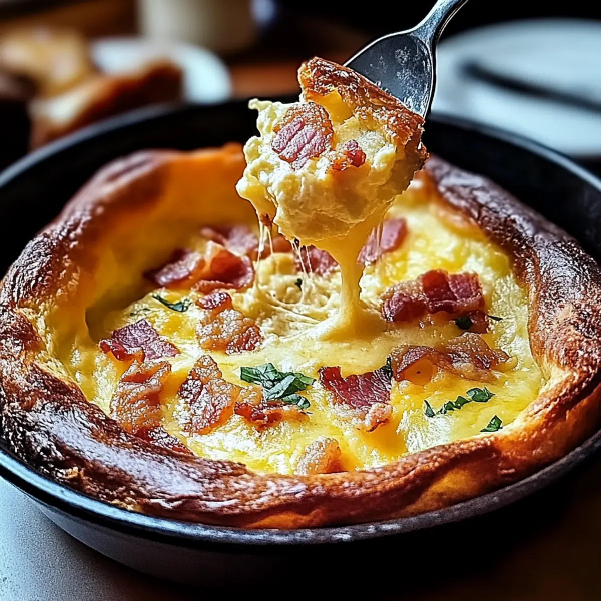 Cheddar & Bacon Dutch Baby: Your New Favorite Breakfast Treat