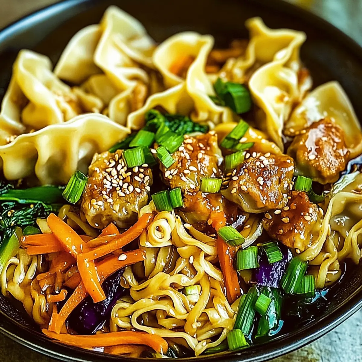 Potsticker Noodle Bowls