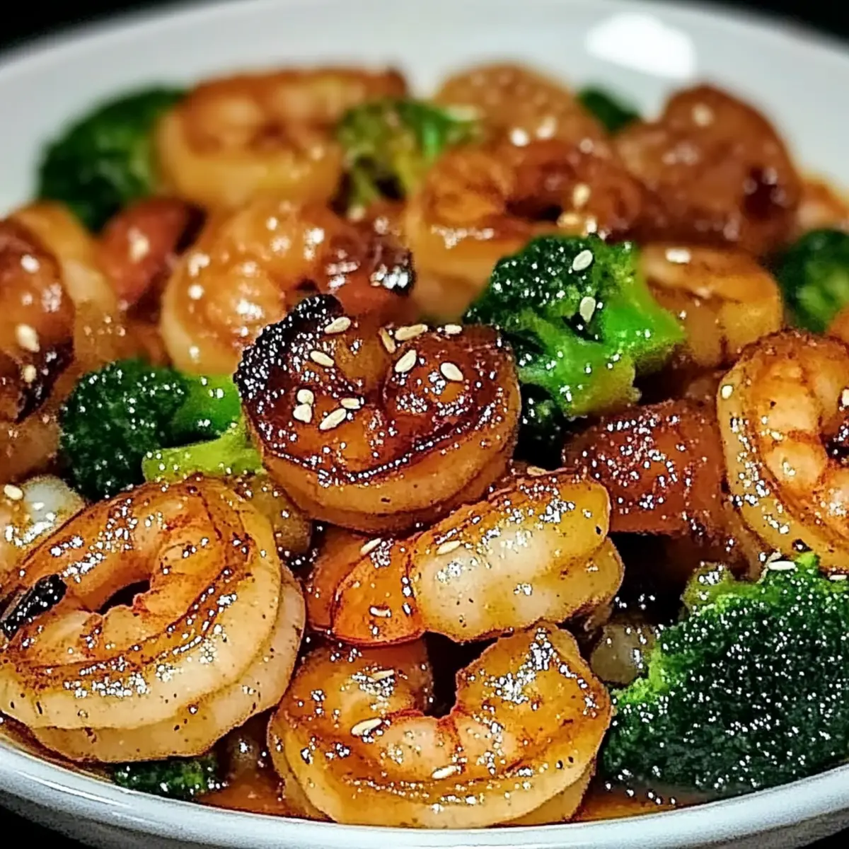 High-Protein Honey Garlic Shrimp