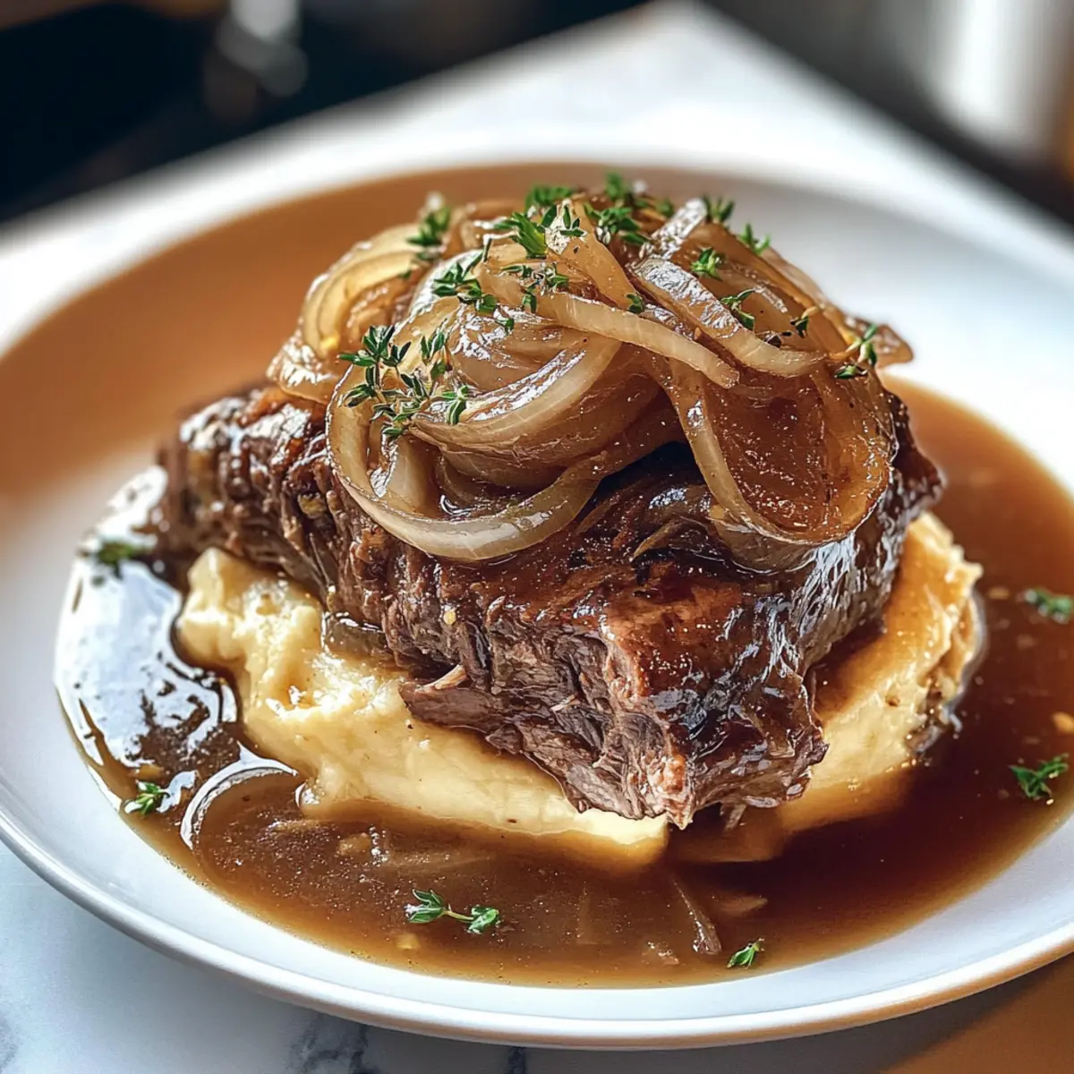 Melt-in-Your-Mouth French Onion Pot Roast Recipe to Savor