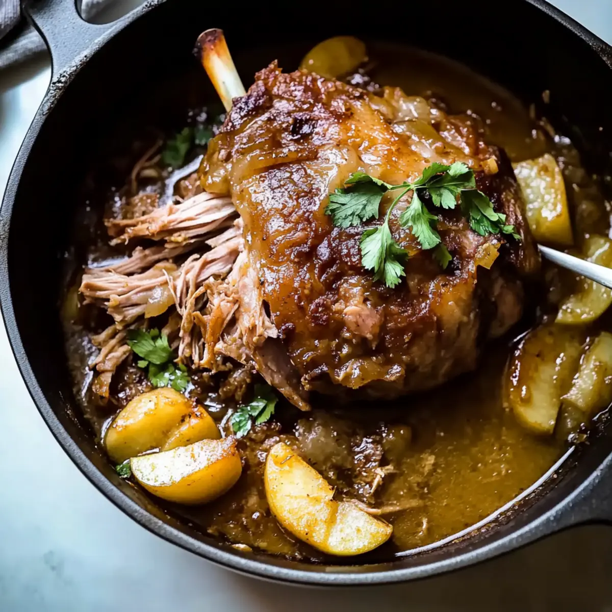 Apple Cider Braised Pork Shoulder – Cozy Autumn Comfort Meal