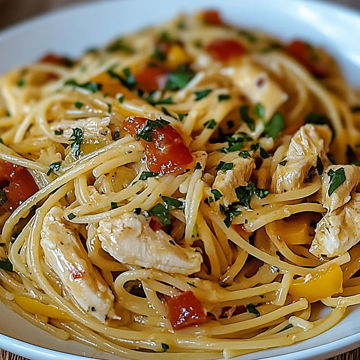 Monterey Chicken Spaghetti