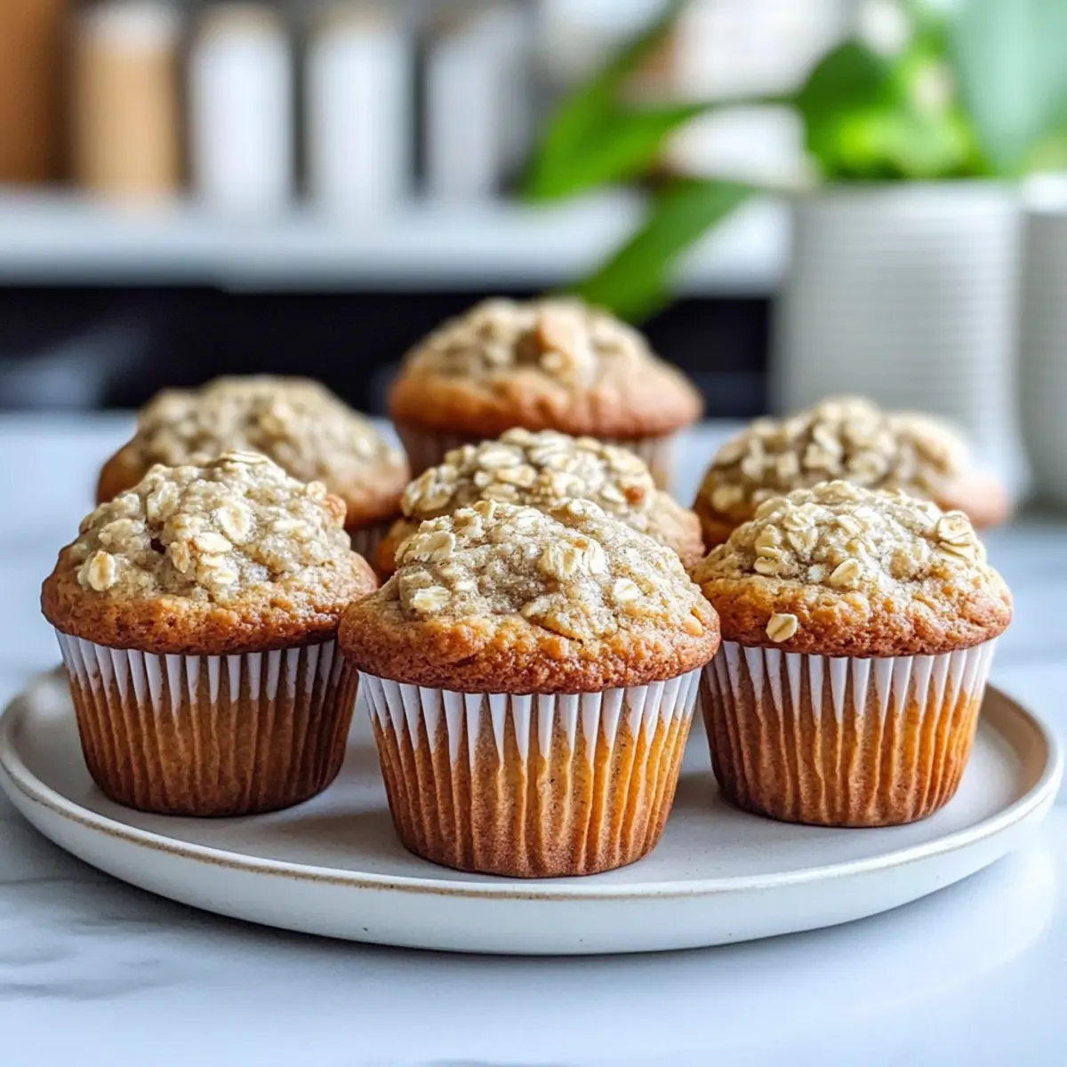 Moist Oatmeal Muffins w/ Maple & Sugar for Cozy Mornings