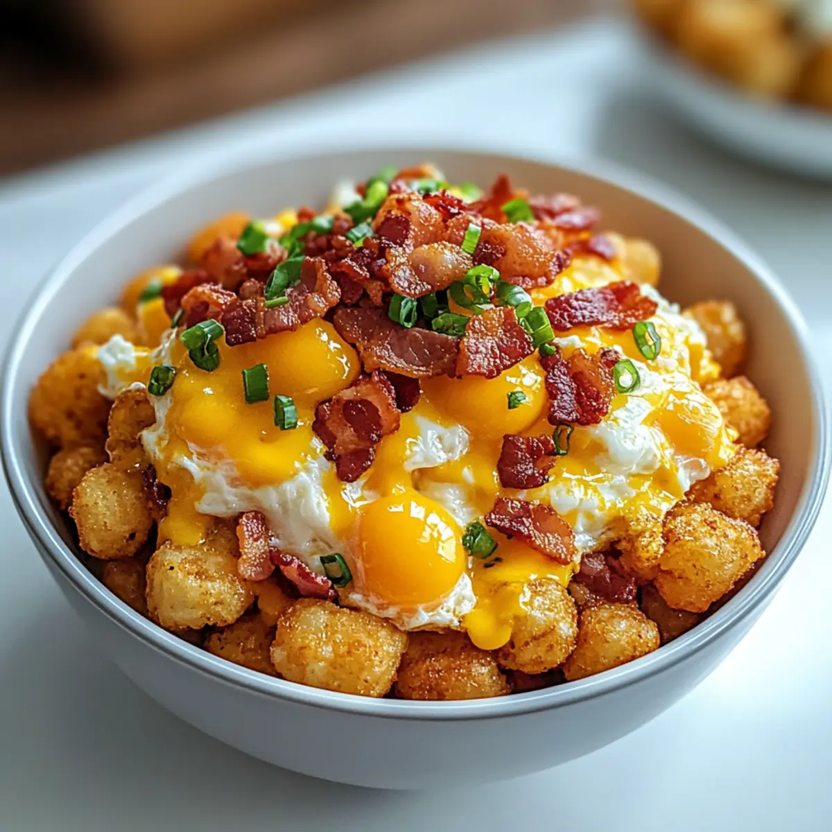 Satisfy Mornings with a Hearty Tater Tot Breakfast Bowl
