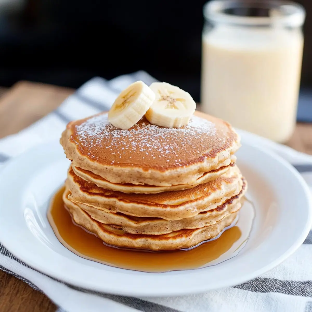 Indulge in Fluffy Brown Sugar Banana Pancakes Today