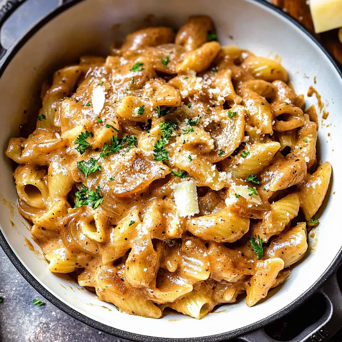 One Pot French Onion Pasta: Comfort Food Made Easy