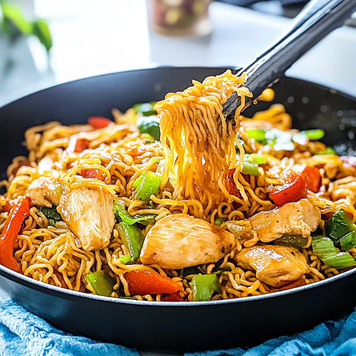 Quick & Tasty Chicken Ramen Stir Fry Recipe