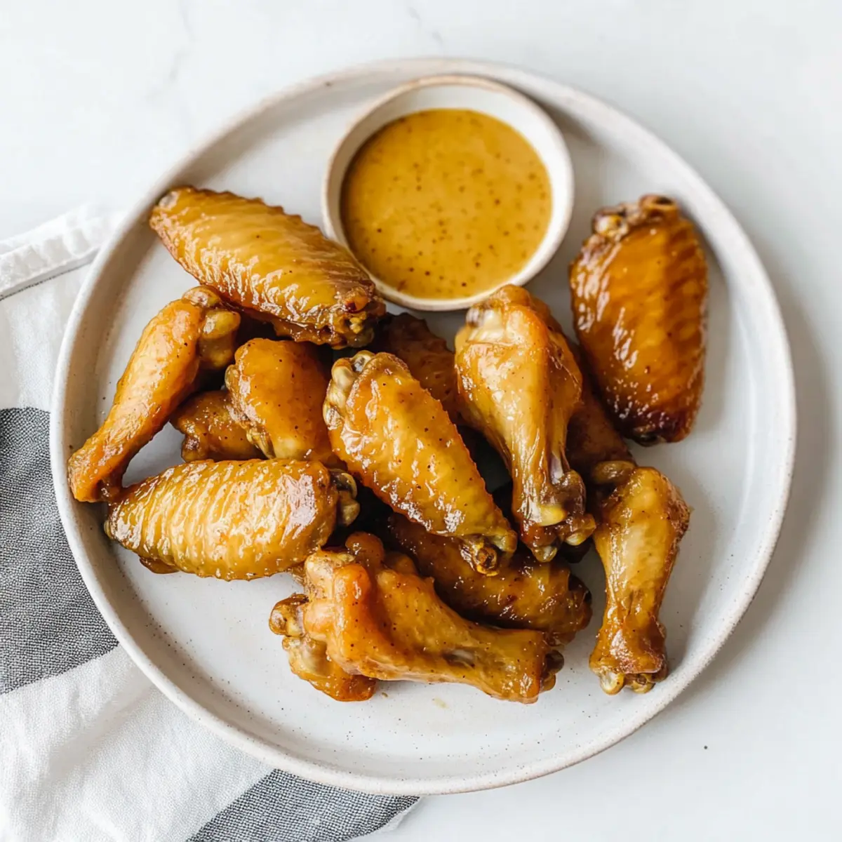 Crispy Honey Mustard Chicken Wings for Your Next Party