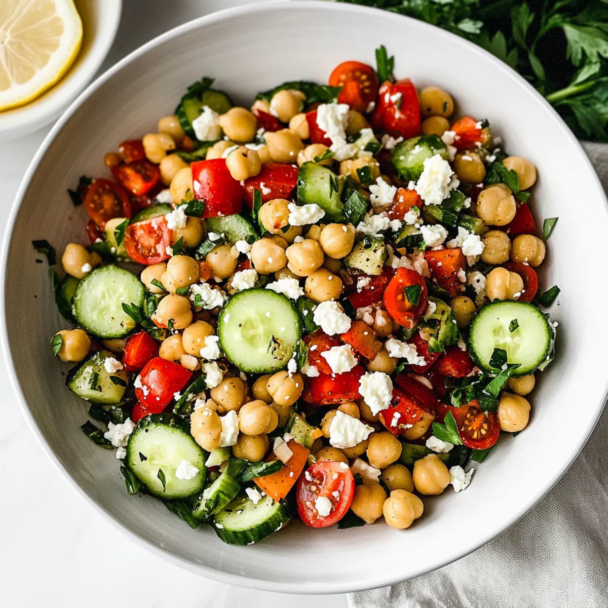 Mediterranean Chickpea Salad Recipe