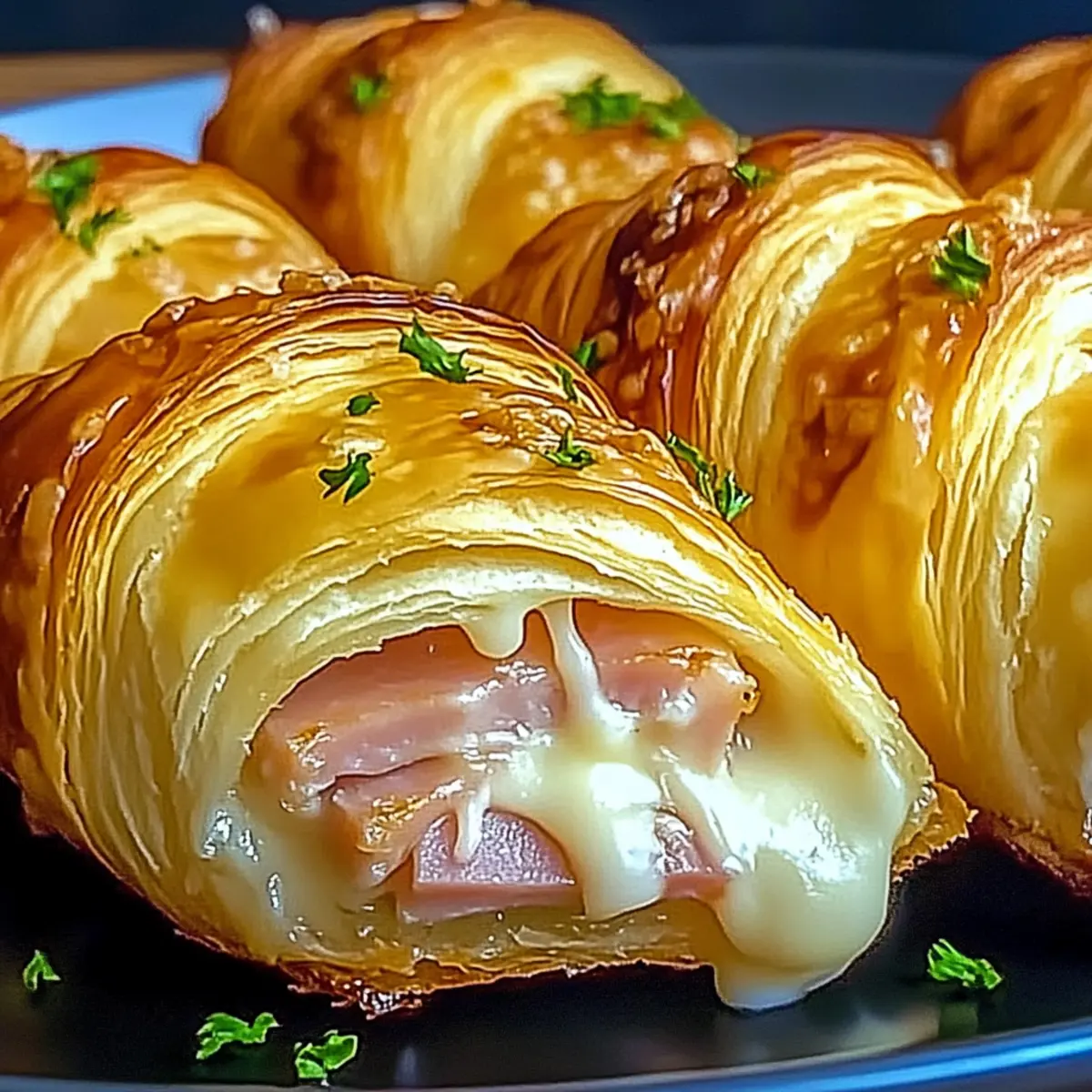 Delicious Ham Cheese Croissants Made Easy in Your Air Fryer