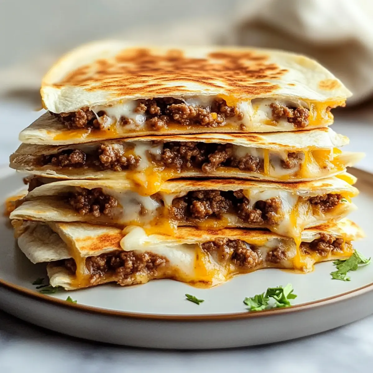 Easy Ground Beef Quesadillas Recipe for a Quick Family Feast
