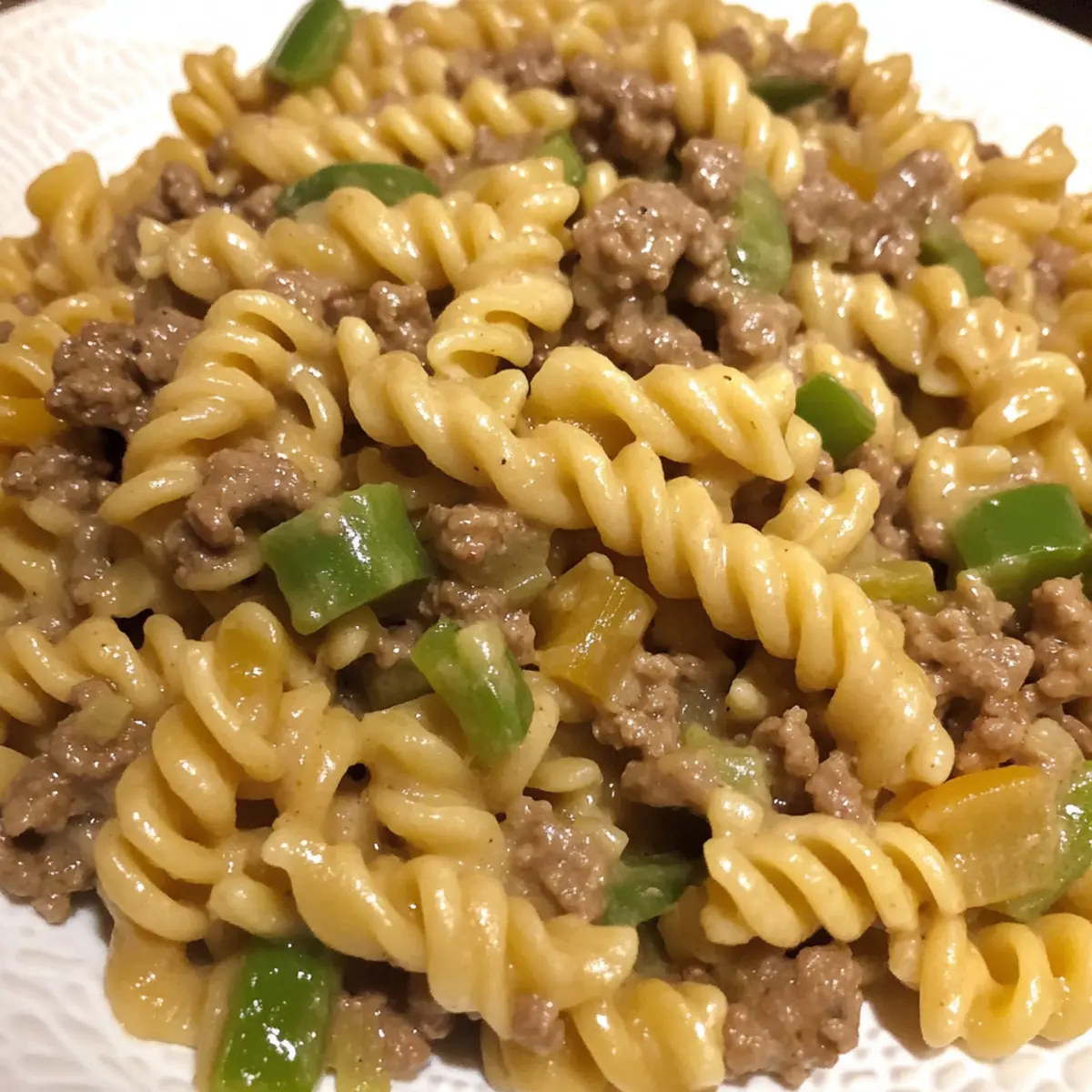 Creamy Beef Rotini
