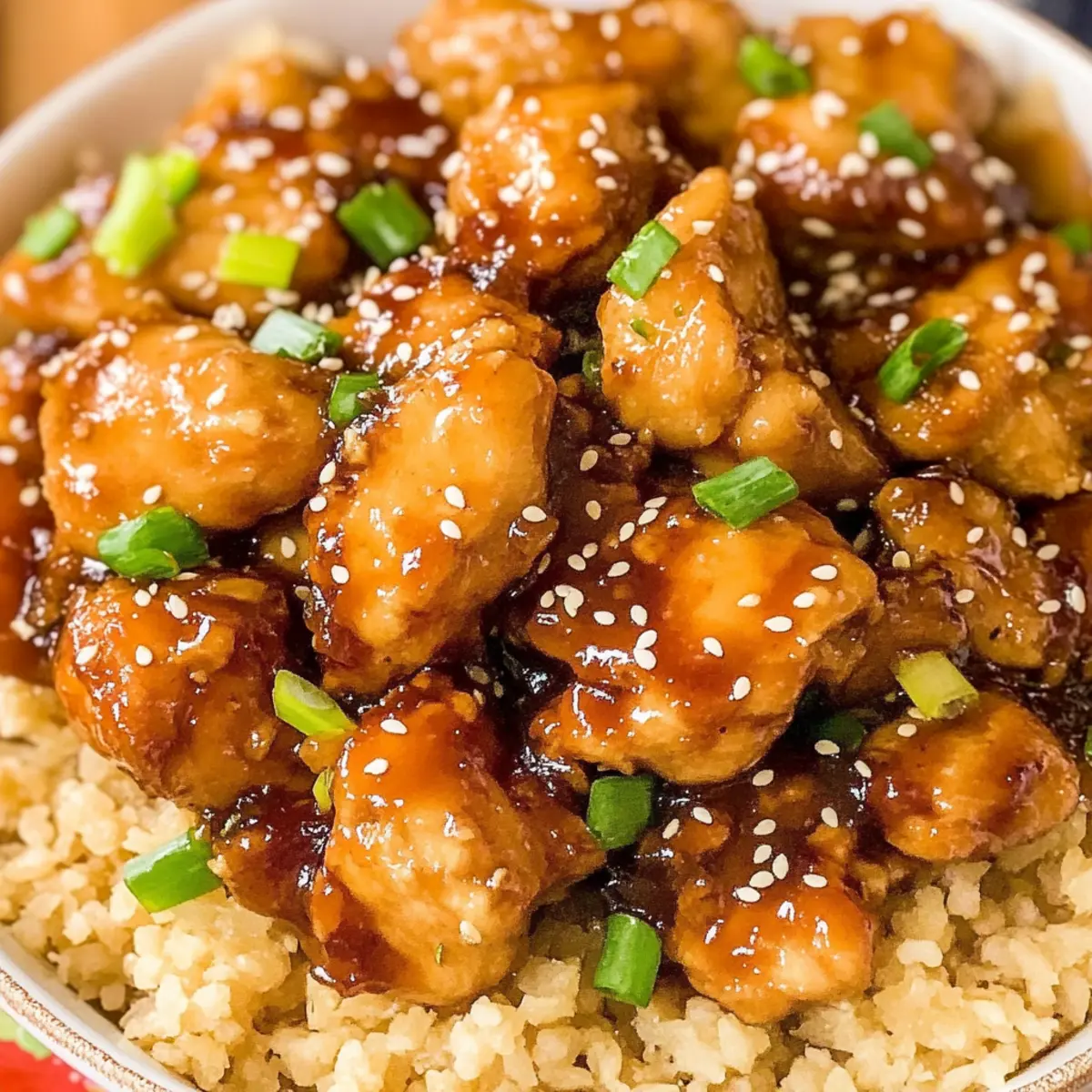 Slow Cooker Orange Chicken