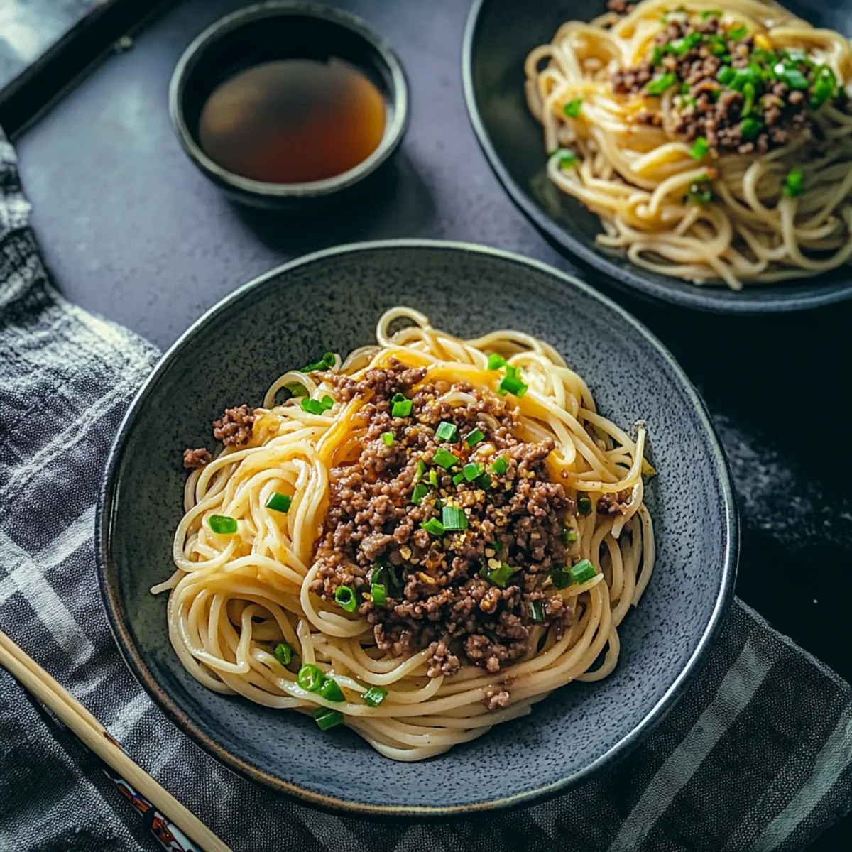 Savory Asian Ground Beef Noodles in Just 20 Minutes