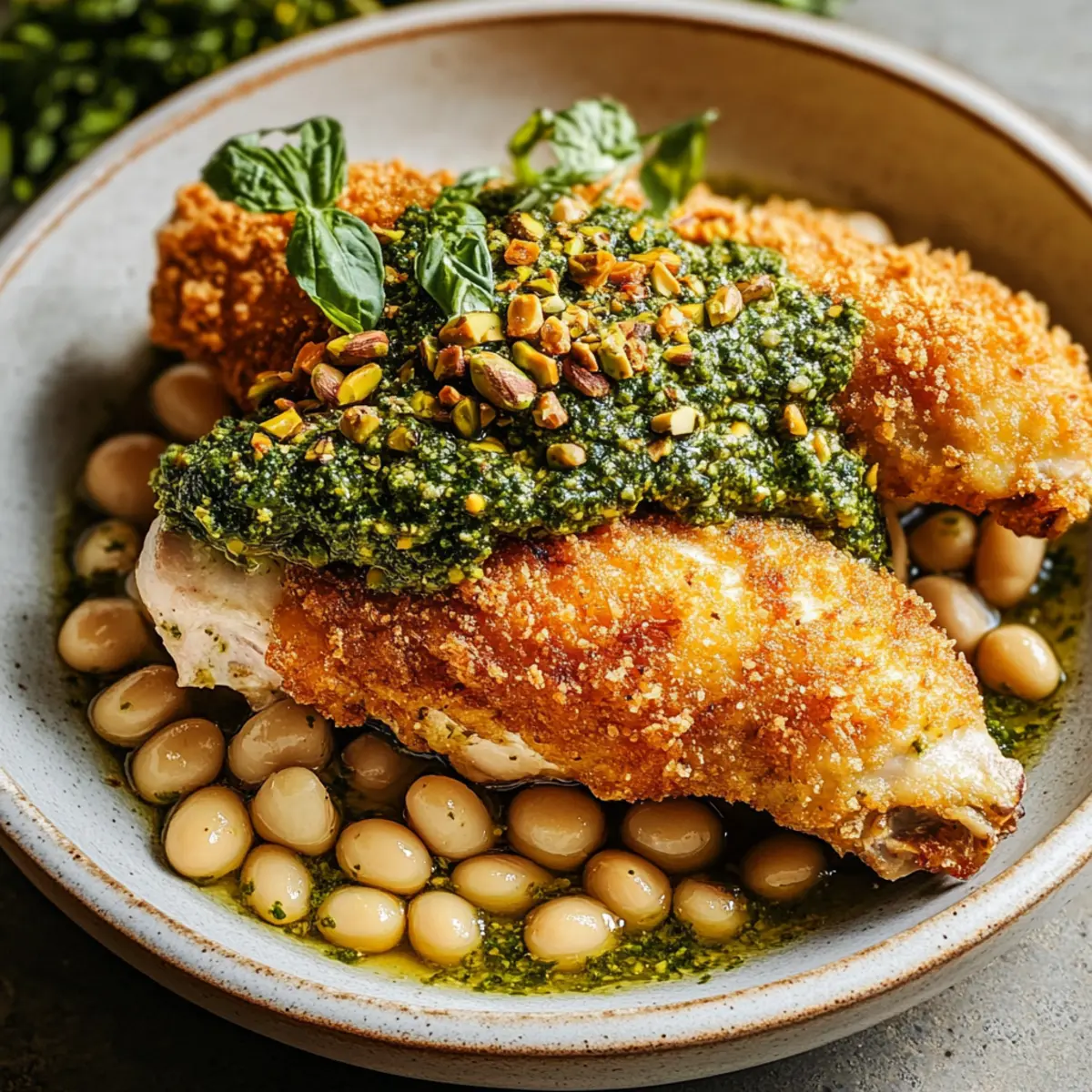 Crispy Chicken with Cannellini Beans for Easy Gourmet Nights