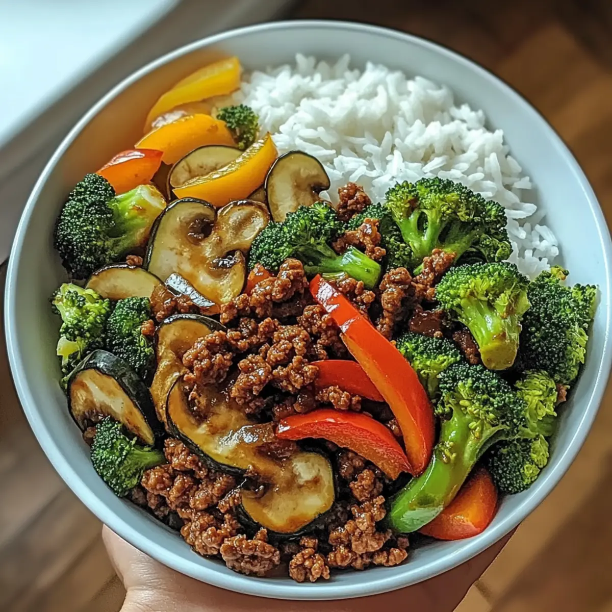 Spicy Ground Beef Stir Fry Bowl: Quick Flavor Explosion