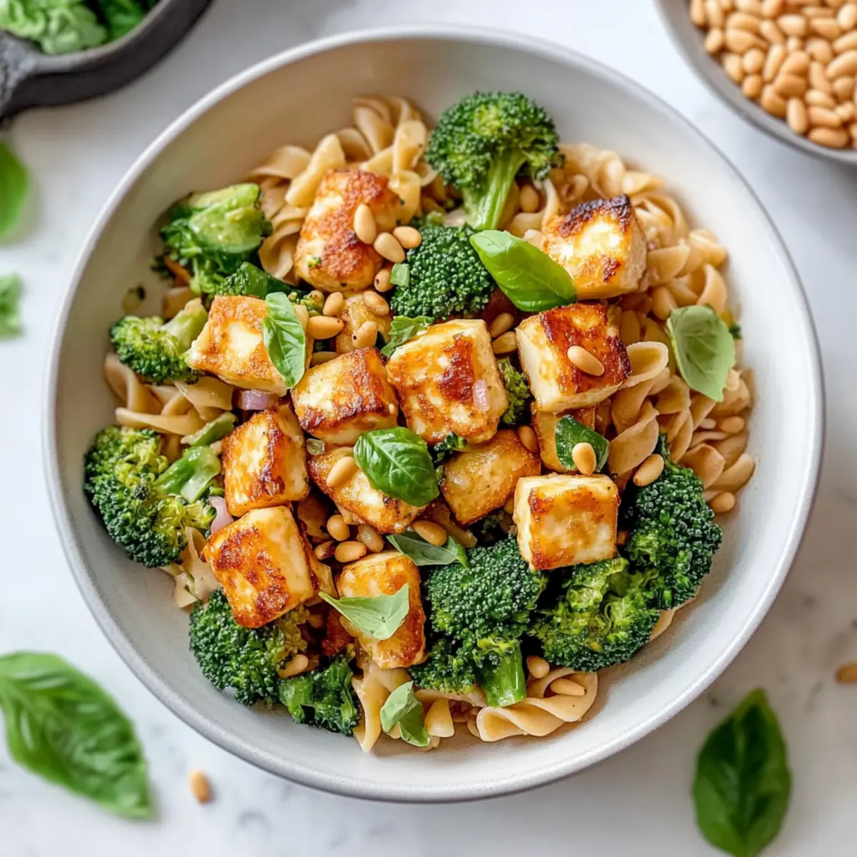 Halloumi Pasta Salad