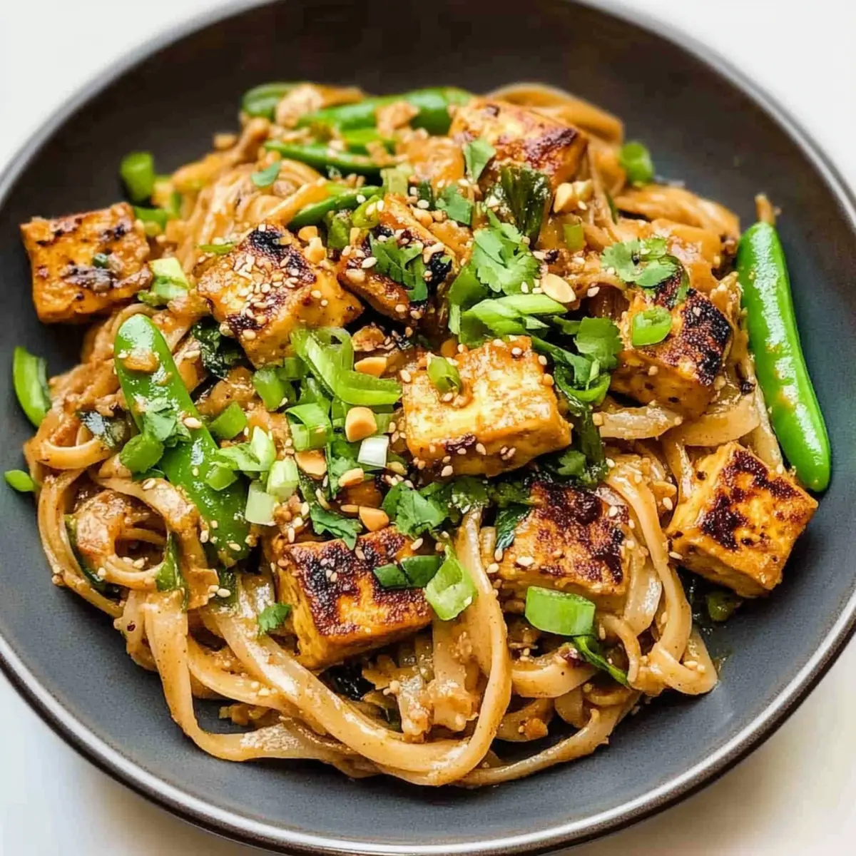 Creamy Miso Chili Crisp Noodles with Crispy Tofu Sensation