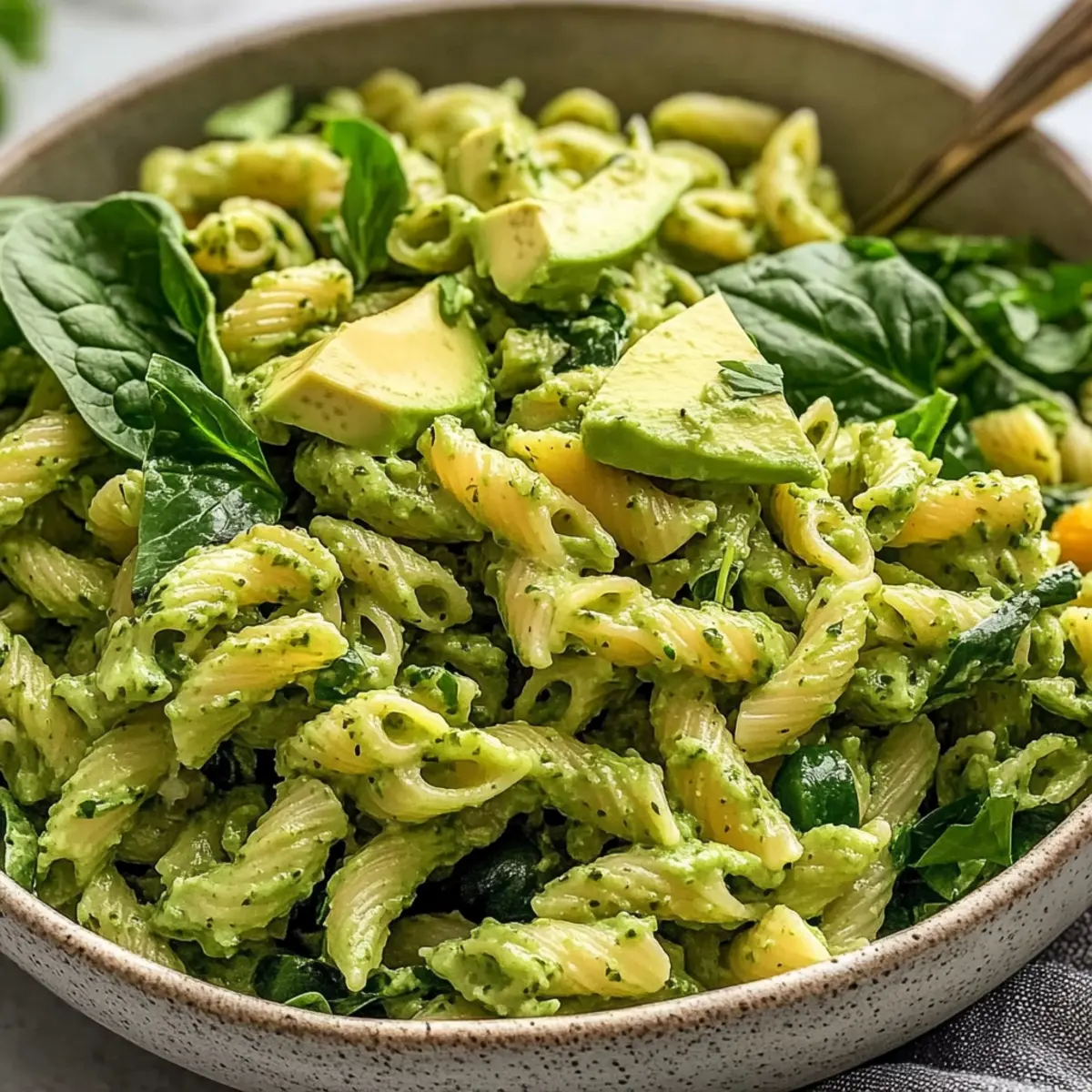 20 Minute Green Goddess Pasta Salad That's a Creamy Delight