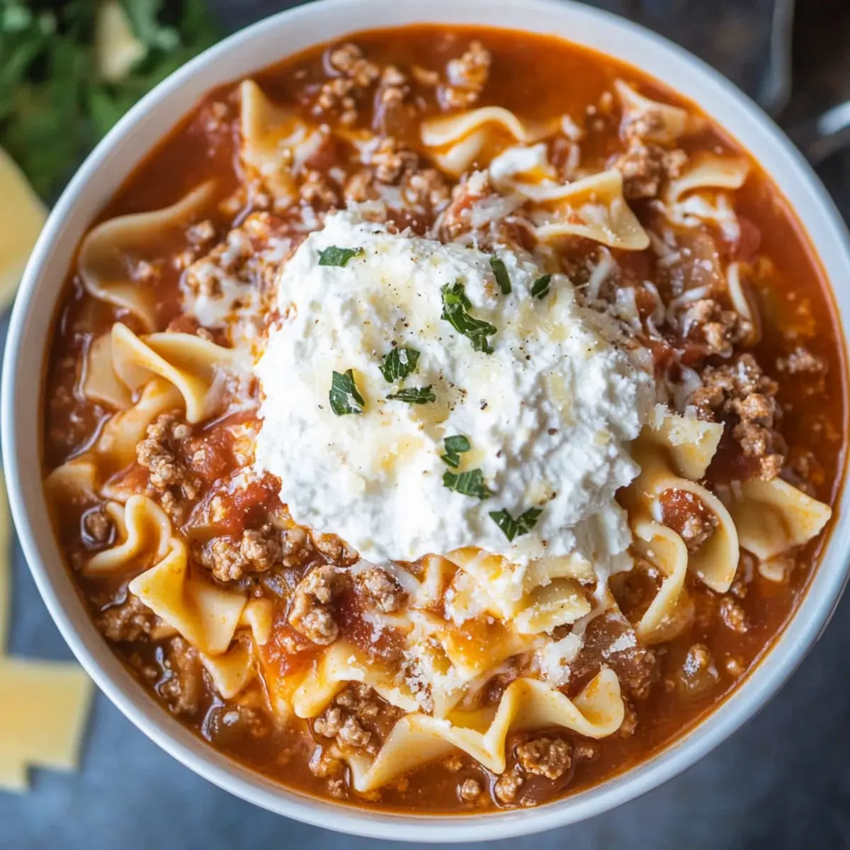 Savory Lasagna Soup Recipe: Comfort Food Delight in a Bowl