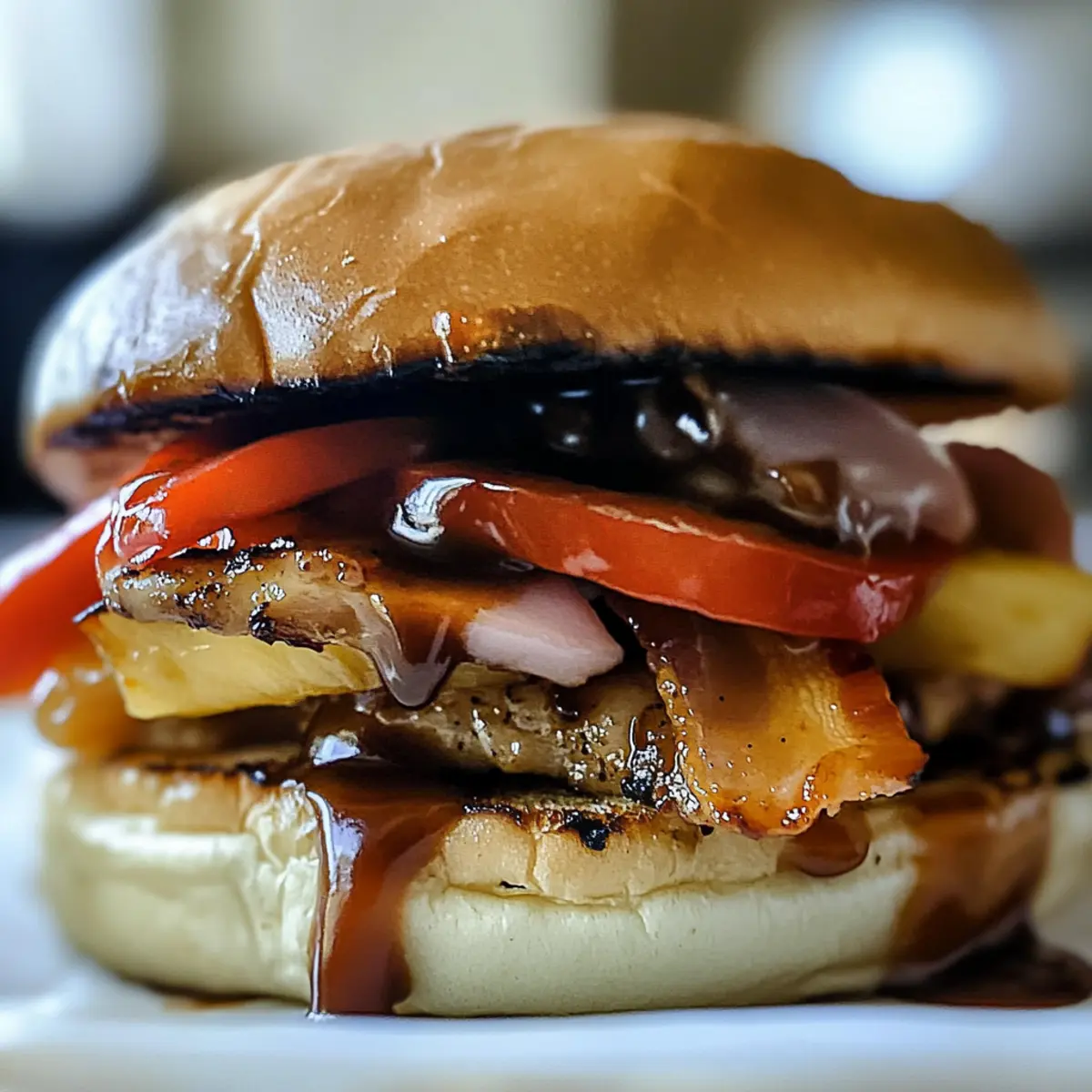 Big Kahuna Stack Sandwich: Your BBQ Dream Come True