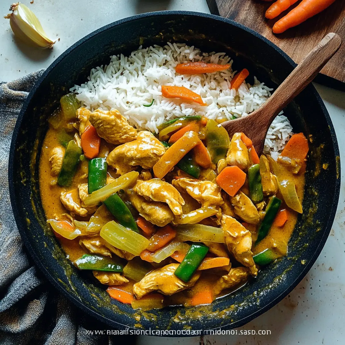 Gluten-Free Chinese Curry Chicken in Under 25 Minutes