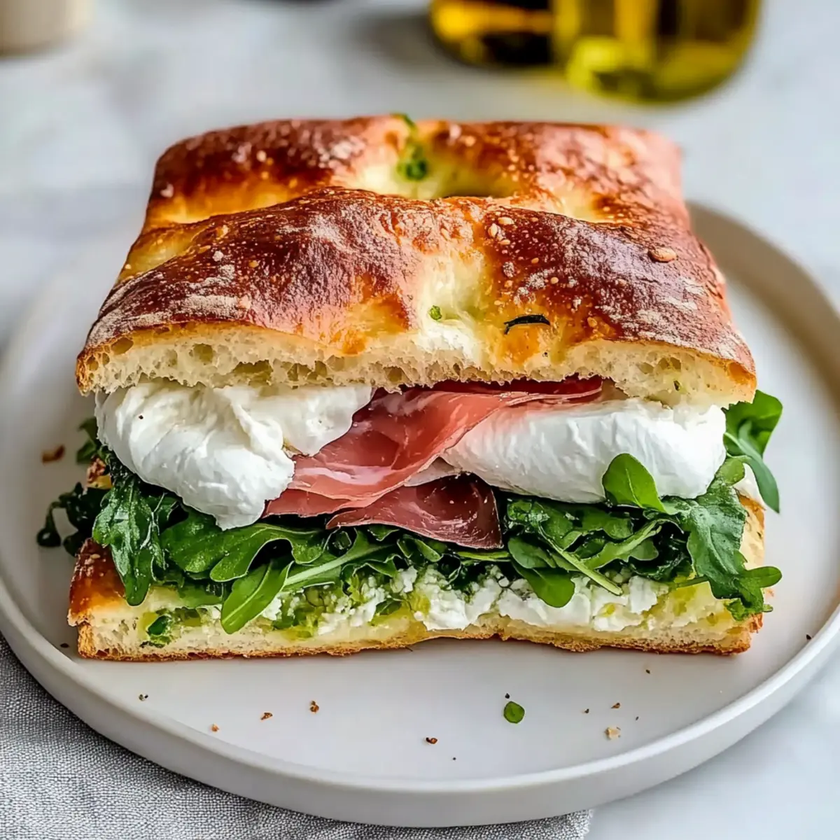 Classic Italian Focaccia Sandwich: A Flavorful Twist