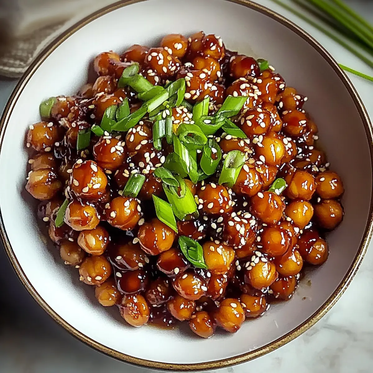 Vegan Sticky Sesame Chickpeas That Will Wow Your Taste Buds