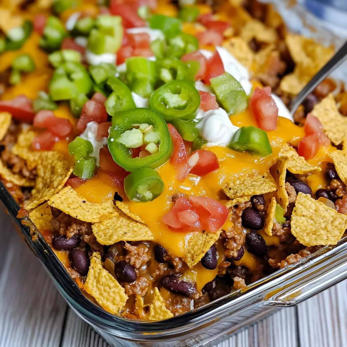 Delicious Walking Taco Casserole for a Family Fiesta Night