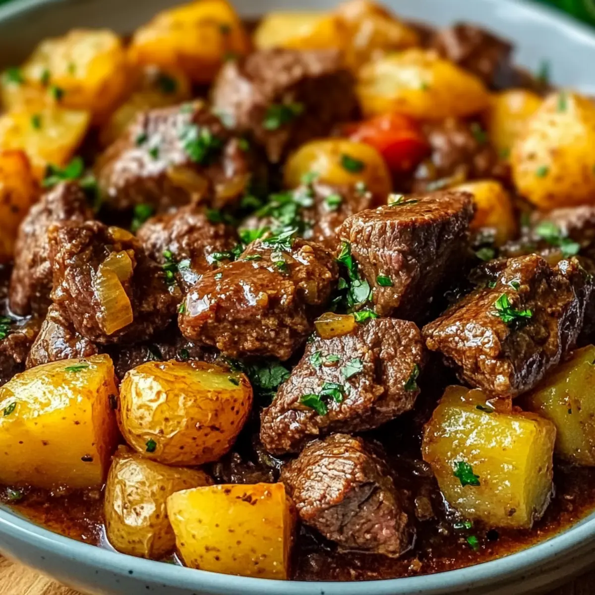 High Protein Slow Cooker Garlic Butter Beef Bites to Savor